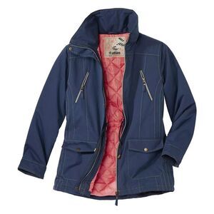Atlas for Women Womens/Ladies Microtech Multi Pocket Parka / Navy